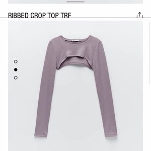 ZARA - ribbed crop top